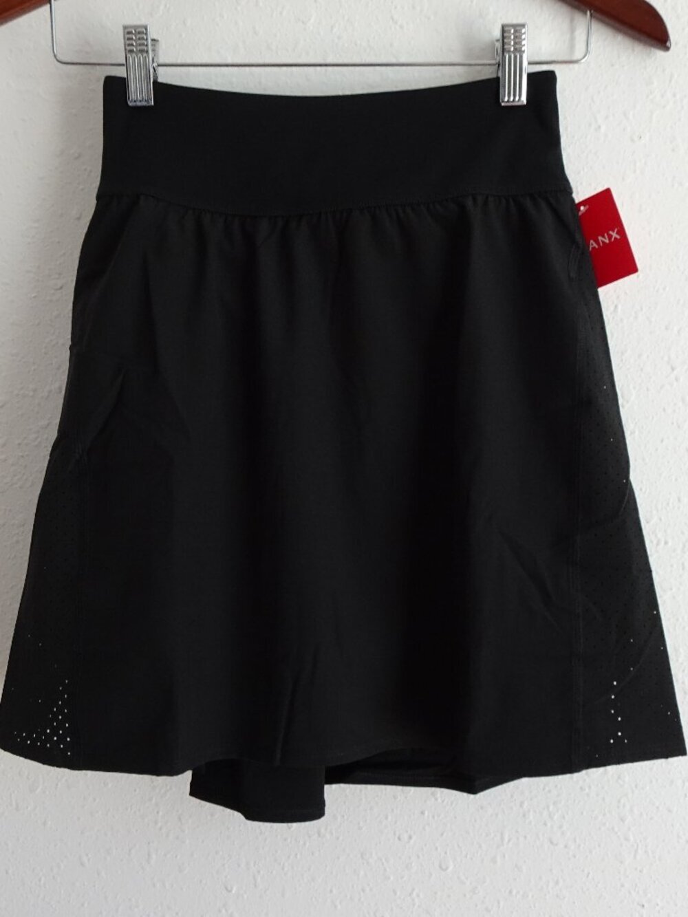Spanx Get Moving Skort Women's Size XS Black Golf Tennis Pickleball